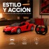 Auto Deportivo a Control Remoto Tipo Lamborghini con Luces LED ROJO
