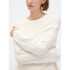 CASHSOFT CABLE CREW PO IVORY FROST