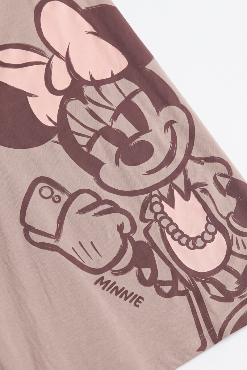 Remera m/c mujer MINNIE TOPO