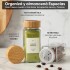 Set De 24 Especiero Frascos De Vidrio Condimentos recipiente organizador Cocina IMBACK Set De 24 Especiero Frascos De Vidrio Condimentos recipiente organizador Cocina IMBACK