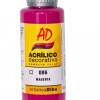 PINTURA ACRILICA ARTISTICA DIBU 60 ML. DIFERENTES COLORES COLOR MAGENTA 086