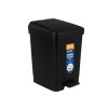 PAPELERA PLASTICA C/PEDAL METASUL Negra