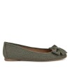Flats Veronika7 Dark Green 01
