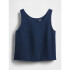 SL RACER SHELL TOP - GAUZE TAPESTRY NAVY TAPESTRY NAVY WASH