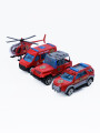 SET VEHICULOS BOMBEROS ROJO (V)