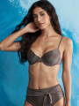 TOP CON COPA AFRODITA MARRON