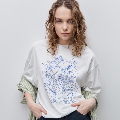 REMERA MECA Blanco