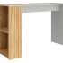 Escritorio Nórdico 1 Estante Blanco Miel 120 Cm Deco Blanco Blanco 1