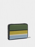 Cartera De Punto Con Rayas S multicolor