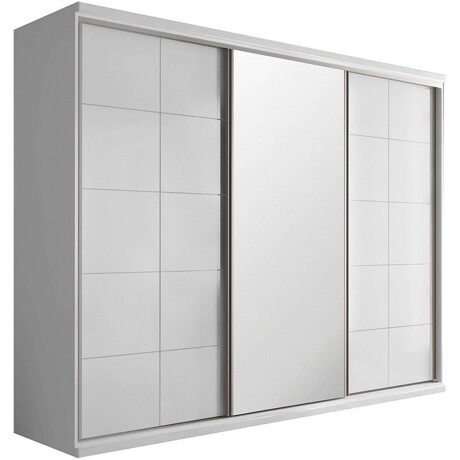 ROPERO PLACARD 3 PUERTAS CORREDIZAS MDF BLANCO SOUTH