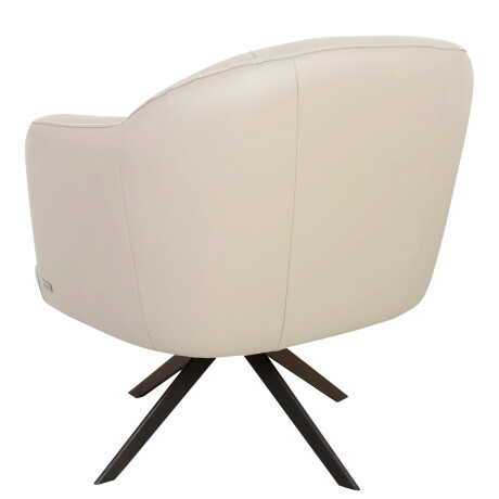 BUTACA GIRATORIA 1 CUERPO CUERO BLANCO 1004 OFFWHITE