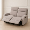 Reclinable fine de 2 cuerpos gris Reclinable fine de 2 cuerpos gris