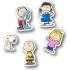 Jibbitz Peanuts III 5 Pack Multicolor