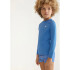 CAMISETA ML UNISSEX AZUL CARIBE/CHUMBO/BLANCO