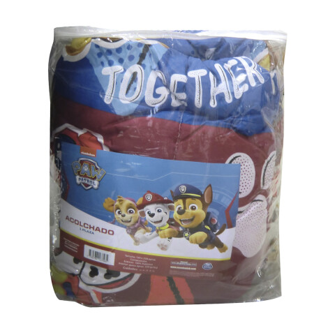 Acolchado Infantil Paw Patrol Microfibra 1 Plaza MULTICOLOR