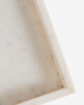 Bandeja Serela de mármol blanco 35 x 35 cm Bandeja Serela de mármol blanco 35 x 35 cm