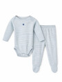 CONJUNTO BODY Y PELELE CELESTE (V)