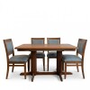 Juego Comedor Pata de Gallo con 4 sillas Romanas Juego Comedor Pata de Gallo con 4 sillas Romanas