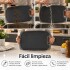 Tabla Para Picar Y Cortar Set de 3 Unidades para Cocina Antidelizante IMBACK Color Negro Tabla Para Picar Y Cortar Set de 3 Unidades para Cocina Antidelizante IMBACK Color Negro