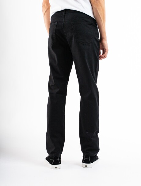 Pantalón Canvas Algodón Clásico Negro