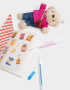 Librería Sets Peluche Set De Librería Korean Food - Azul Celeste