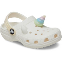 Crocs Classic IAM Rainbow Unicorn Blanco