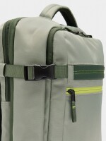 Mochila De Cabina De Nylon gris