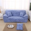 Funda sillón 3 cuerpos estampada Celeste