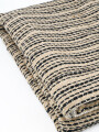 ALFOMBRA YUTE MAHAL FRANJAS BEIGE (V)