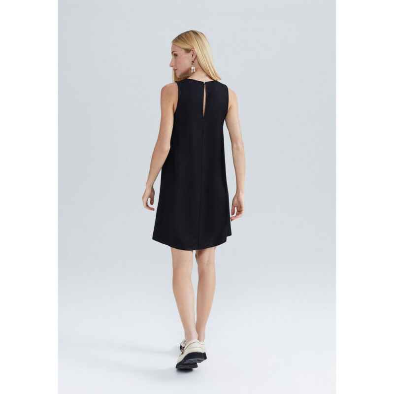 VESTIDO CURTO FEM NEGRO