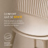 Silla Comedor ComboHome Cocina Aurora Marcela Nórdica 83Cm ® Beige 1
