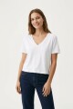 Remera m/c escote V BLANCO