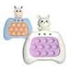 Pop it eléctrico, juego anti-stress, para la memoria, super divertido Animalito blanco