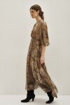 Vestido Andrea Animal Mini Marron