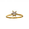 Anillo Solitario-Oro bajo-Piedra Zirconia-AN8056 conpiedra