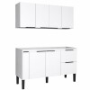 Mueble de cocina bajo mesada Blanco y aéreo 150 cm Cisne Mueble De Cocina Bajo Mesada Blanco Y Aéreo 150 Cm Cisne