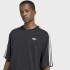Remera Adidas Adicolor, 3 Tiras Negro