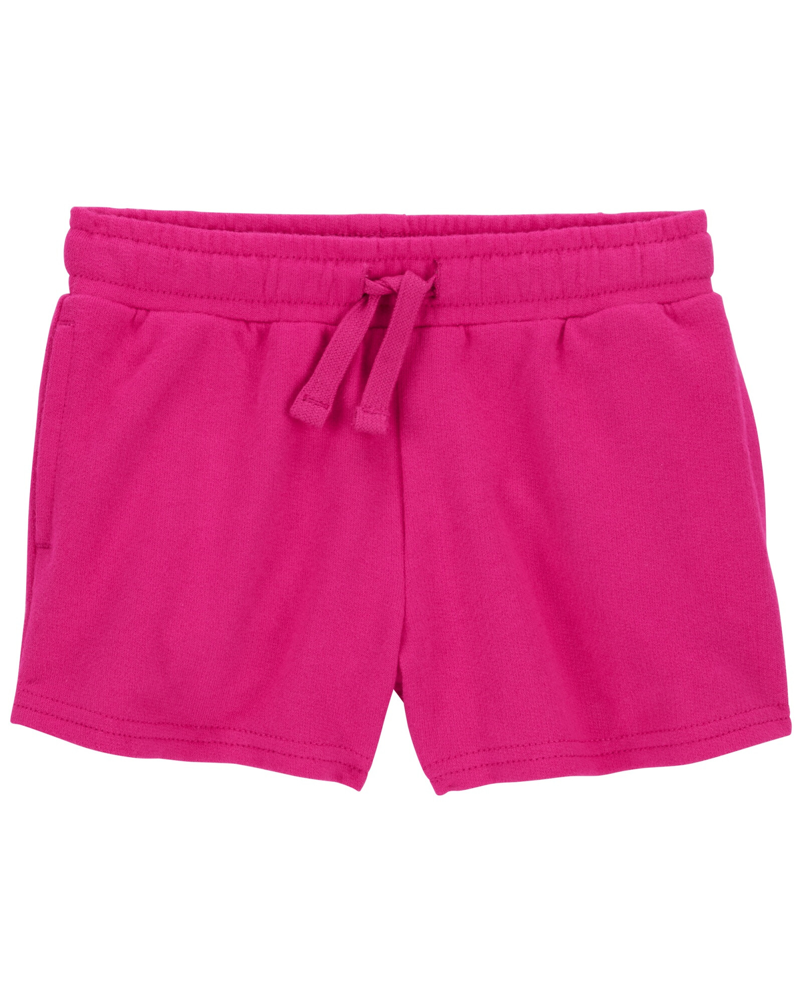 Short de algodón, con cordón, rosado Sin color