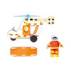 Helicóptero de rescate de madera Hape Helicóptero de rescate de madera Hape