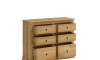 Cómoda 6 Cajones Madera Natural - Linea Mexicana Natural