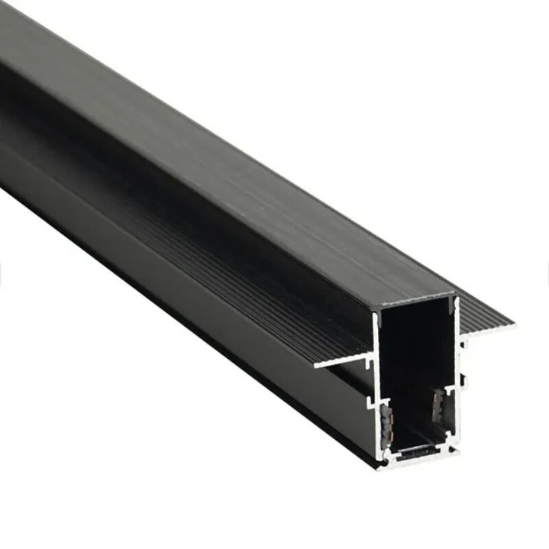 RIEL MAGNETICO PARA EMBUTIR 1M Riel Magnético G2 Embutir 1 Metro Negro