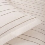 Edredon Col. Naturale Oasis Rayas Espigadas Beige 250 x 240 cm