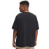 UA HWT U LOGO SS-GRY BLK-001