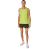 Bividi Running Silver Singlet Hombre Neon Lime