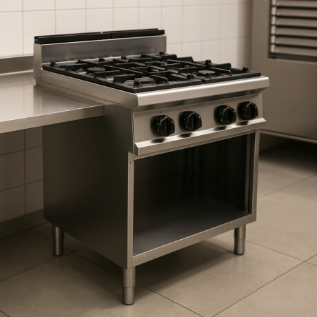 Cocina de 4 Fuegos con Base a Gas/Supergas Cocina de 4 Fuegos con Base a Gas/Supergas