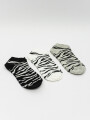 Medias Ankle Sima, Pack X 3 Color Unico