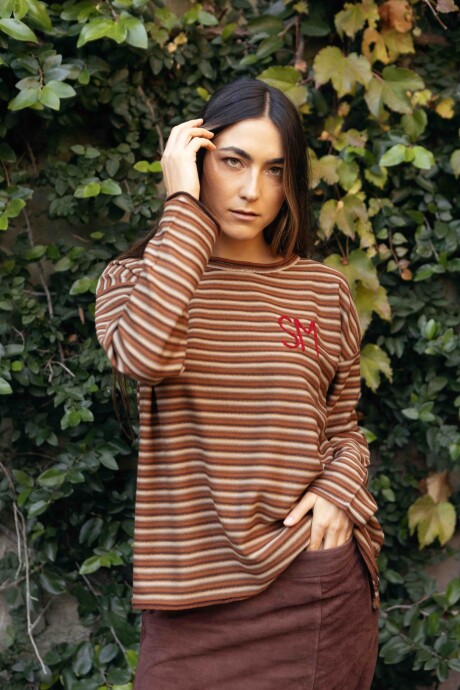 Street T-shirt Camel