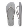 Sandalias Havaianas Slim Gloss Mujer Gris/Gris Hielo