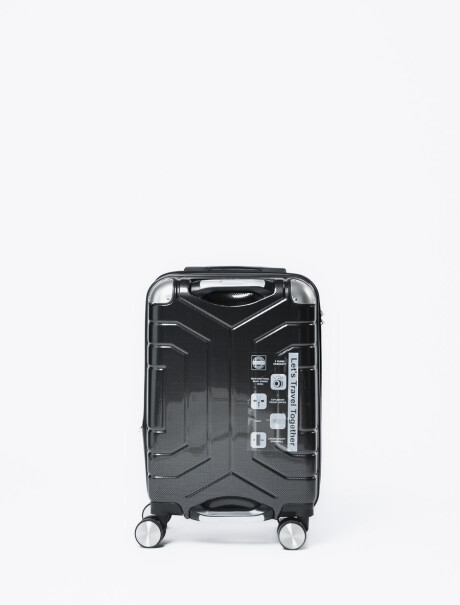 Valija Nomade Silver 20 Pulgadas Negro
