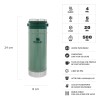 Cafetera De Viaje Stanley Prensa Francesa 453ml Verde